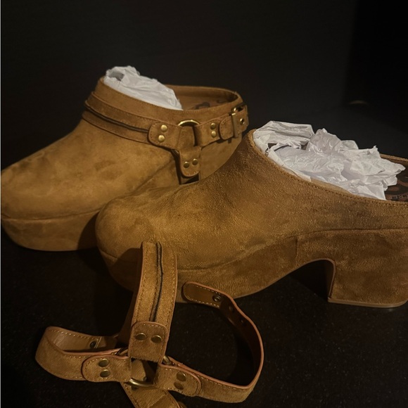 Free People Amalia Harness Clogs - Size 11 - Picture 12 of 13